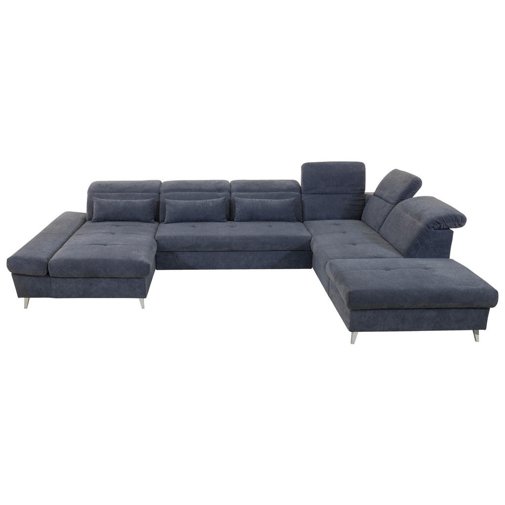 SEDEŽNA GARNITURA, mikrovelur antracit