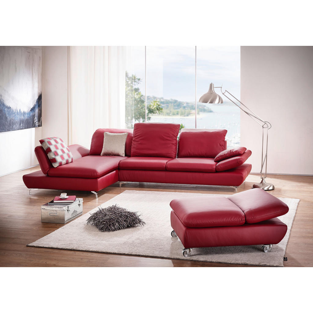 Alternative view of SEDEŽNA GARNITURA, pravo usnje rdeča