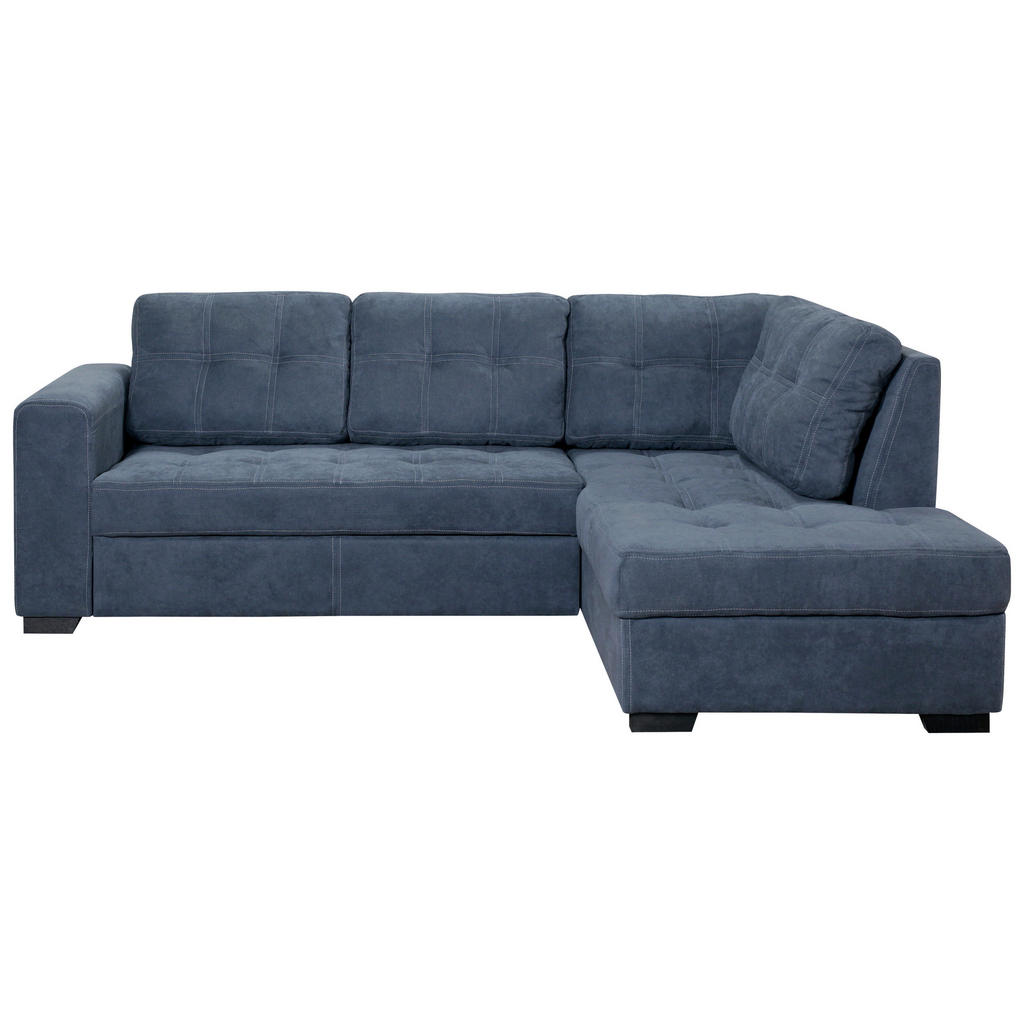 SEDEŽNA GARNITURA, mikrovlakna temno modra