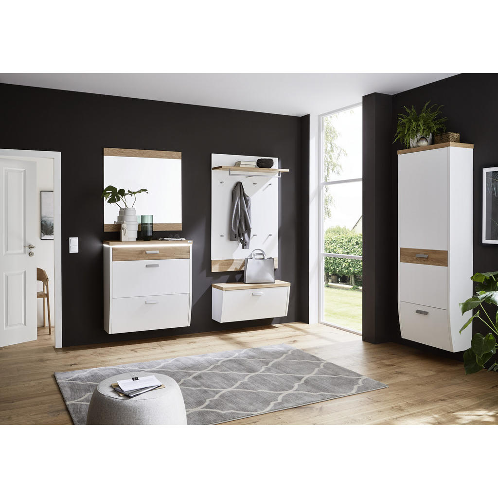 STENSKO OGLEDALO, 89/90/2 cm les, steklo - slika 2