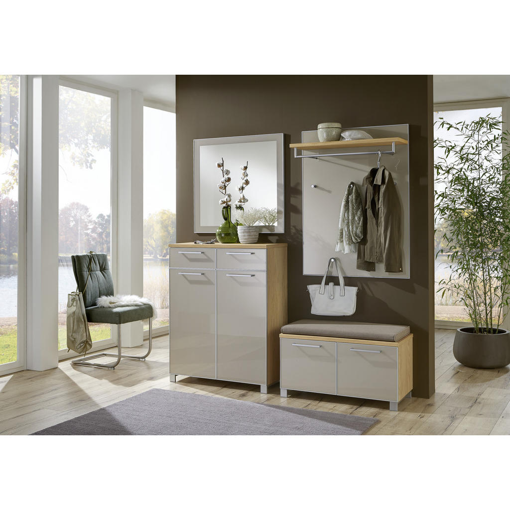 STENSKO OGLEDALO, 80/77/2 cm steklo - slika 2