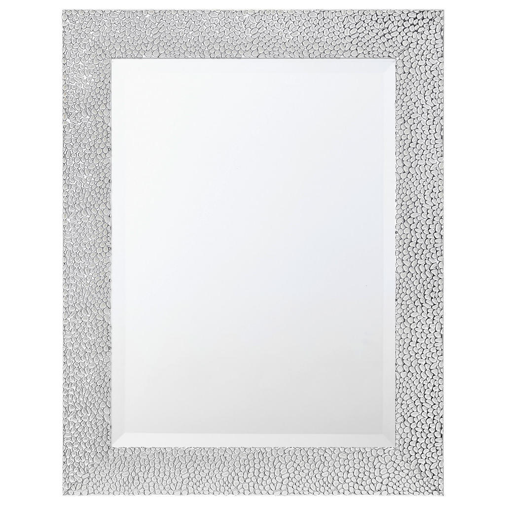 STENSKO OGLEDALO, 55/70/2 cm kovina, umetna masa, steklo