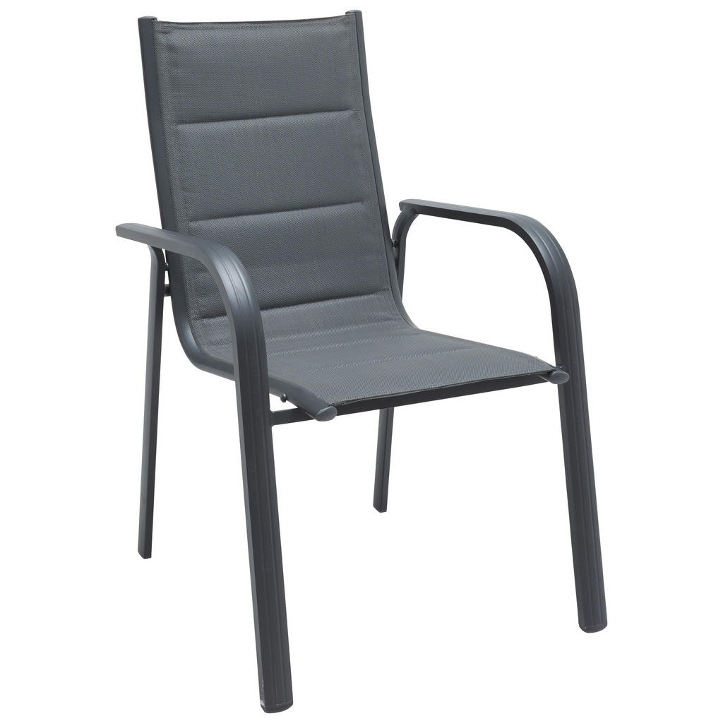 STOL aluminij antracit