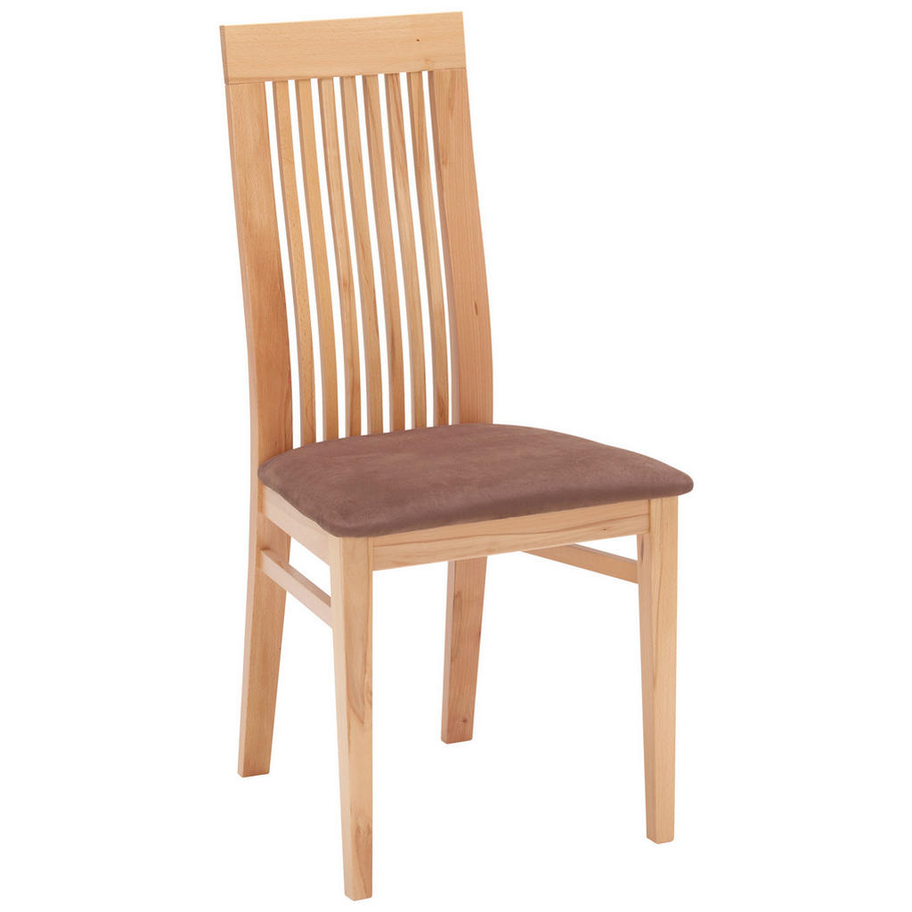 STOL, les, tekstil rjava, barve bukve