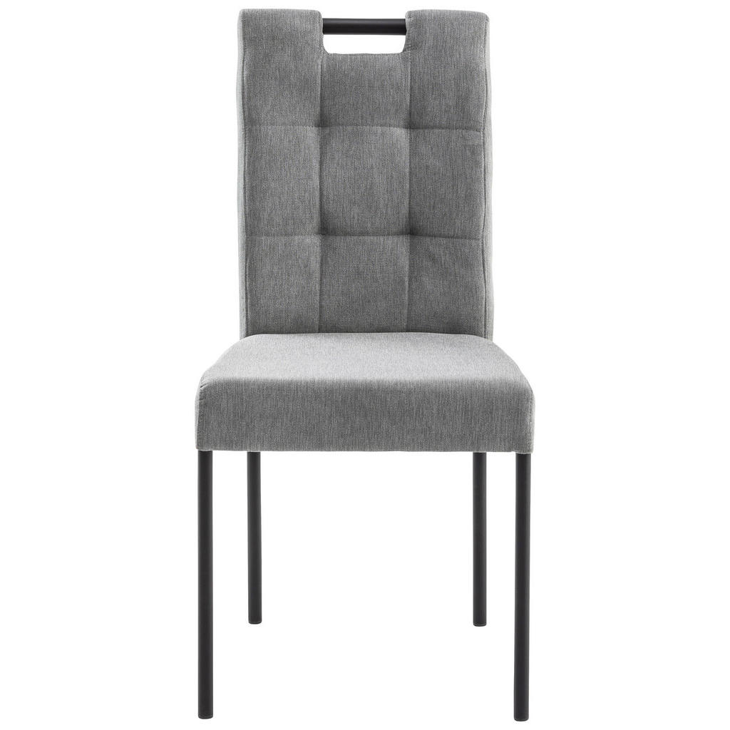 STOL, kovina, tekstil siva