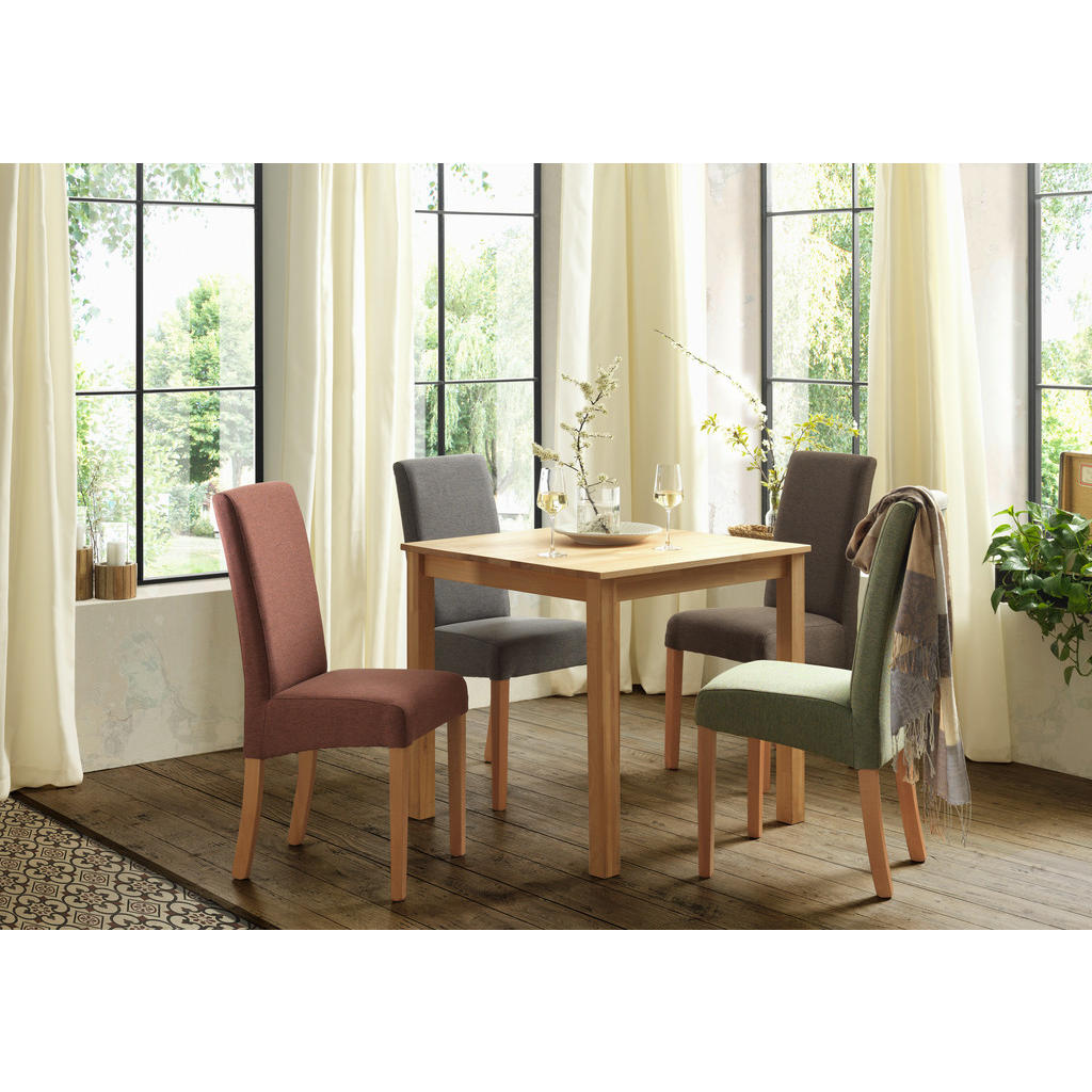 Alternative view of STOL, les, tekstil rjava, roza, barve bukve