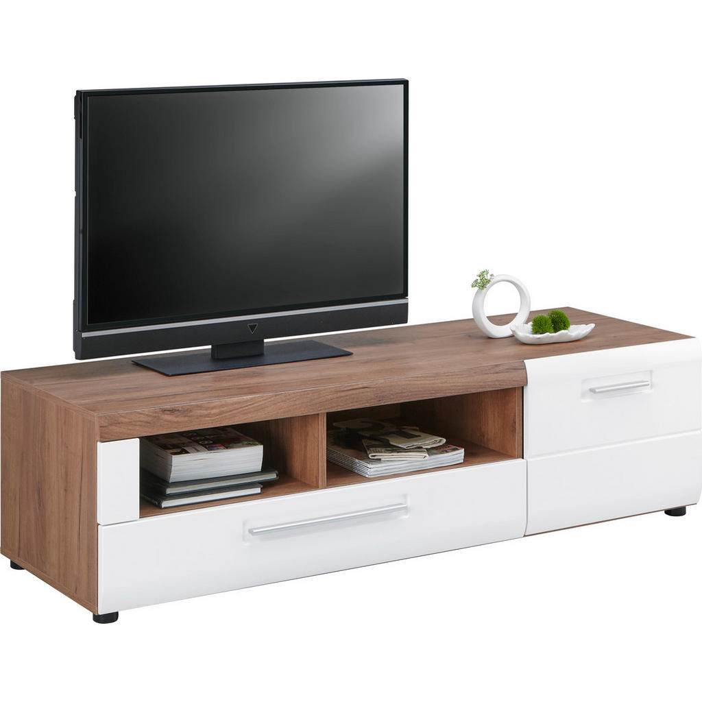 TV-ELEMENT barve hrasta, bela