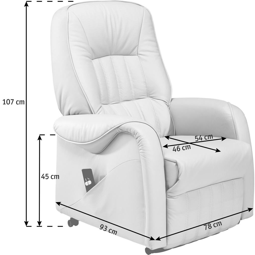 Alternative view of TV FOTELJ, črna usnje