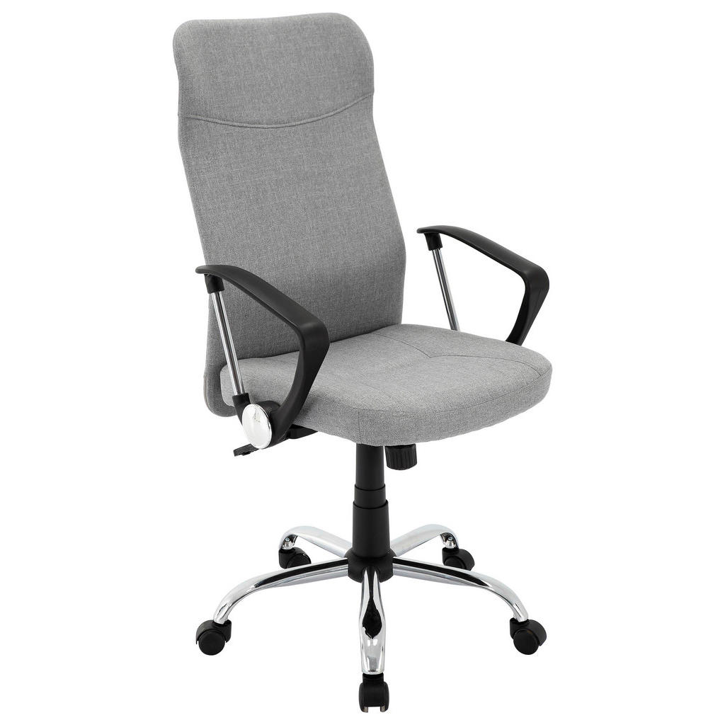 VRTLJIVI STOL kovina, umetna masa, tekstil svetlo siva