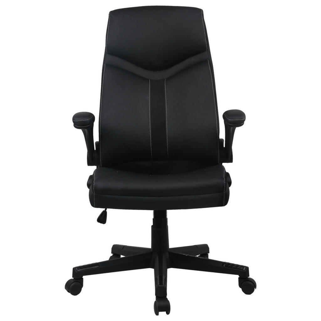 VRTLJIVI STOL kovina, umetna masa, tekstil črna