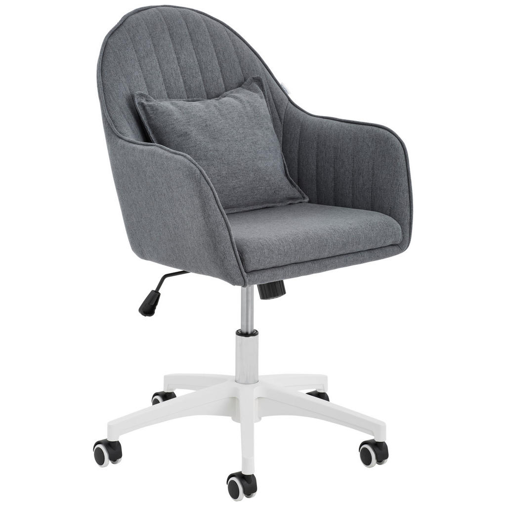 VRTLJIVI STOL kovina, umetna masa, tekstil temno siva