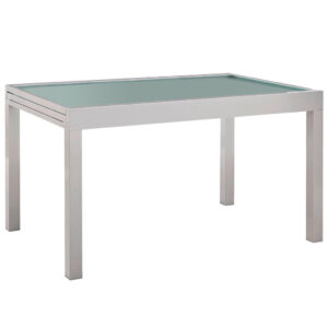 VRTNA MIZA kovina, steklo srebrne barve