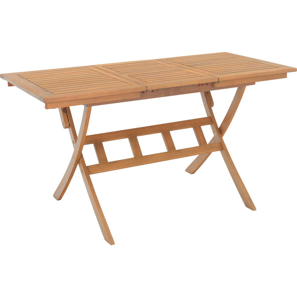 VRTNA ZLOŽLJIVA MIZA les barva tikovine