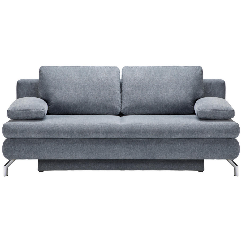 ZOFA S POSTELJNO FUNKCIJO, siva tekstil