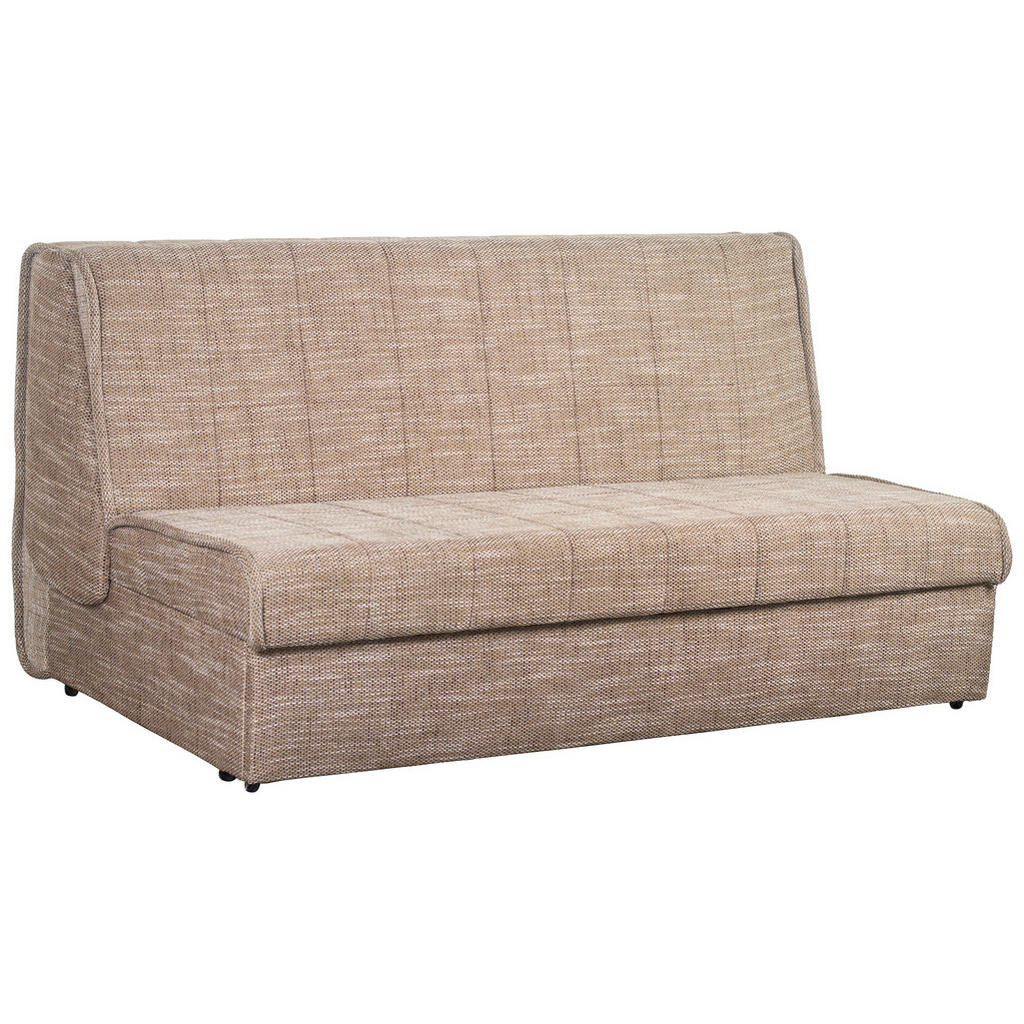 ZOFA S POSTELJNO FUNKCIJO, rjava tekstil