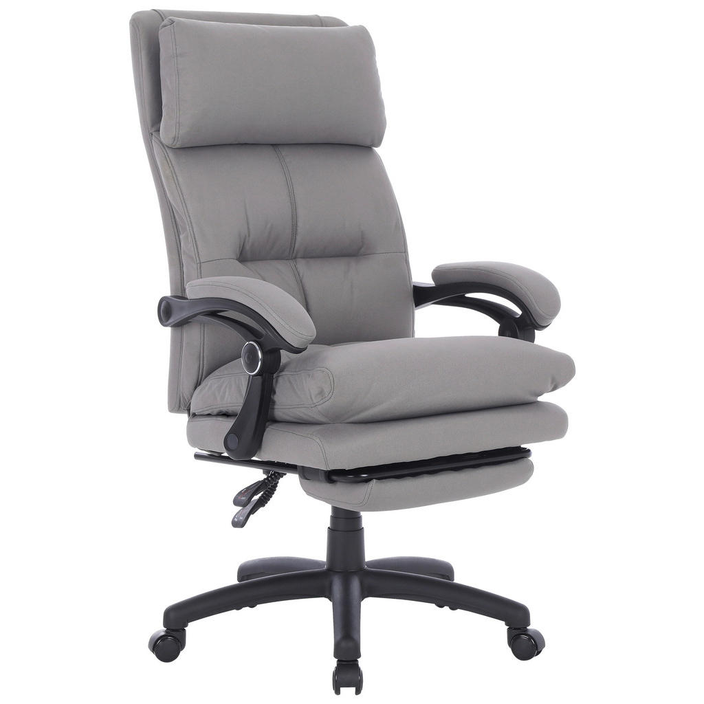 DIREKTORSKI STOL tekstil, kovina, umetna masa siva