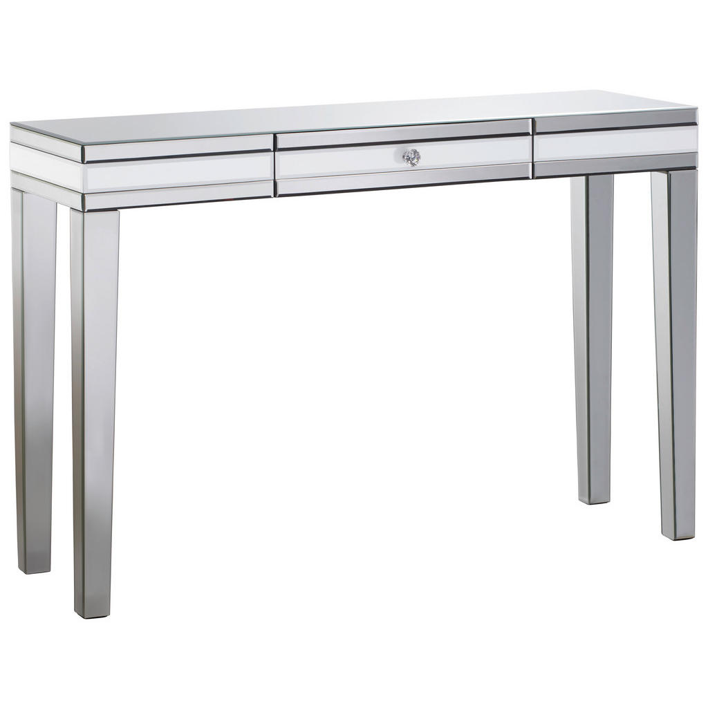 KONZOLNA MIZICA, 120/80/35,5 cm srebrne barve