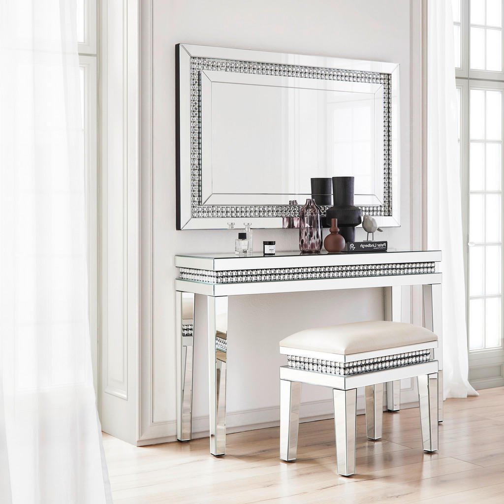 Alternative view of KONZOLNA MIZICA, 120/35/80,5 cm srebrne barve