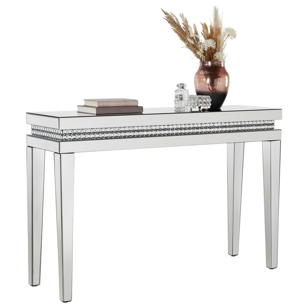 KONZOLNA MIZICA, 120/35/80,5 cm srebrne barve