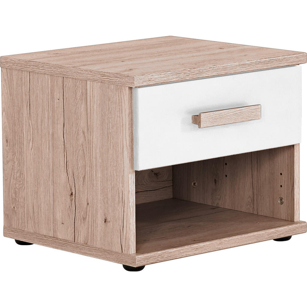 NOČNA OMARICA, bela, barve hrasta