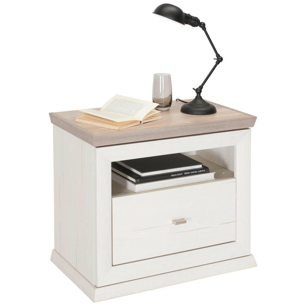 NOČNA OMARICA, siva, bela