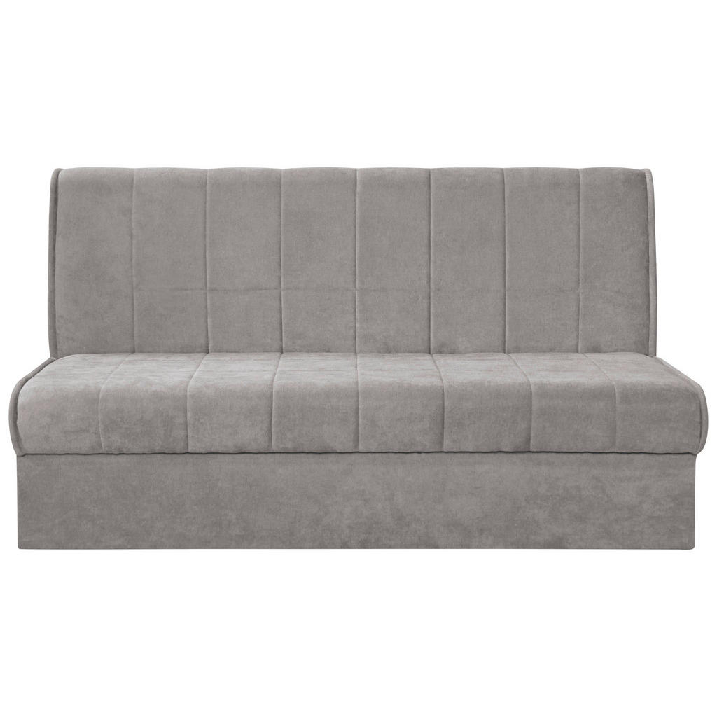ZOFA S POSTELJNO FUNKCIJO, siva tekstil