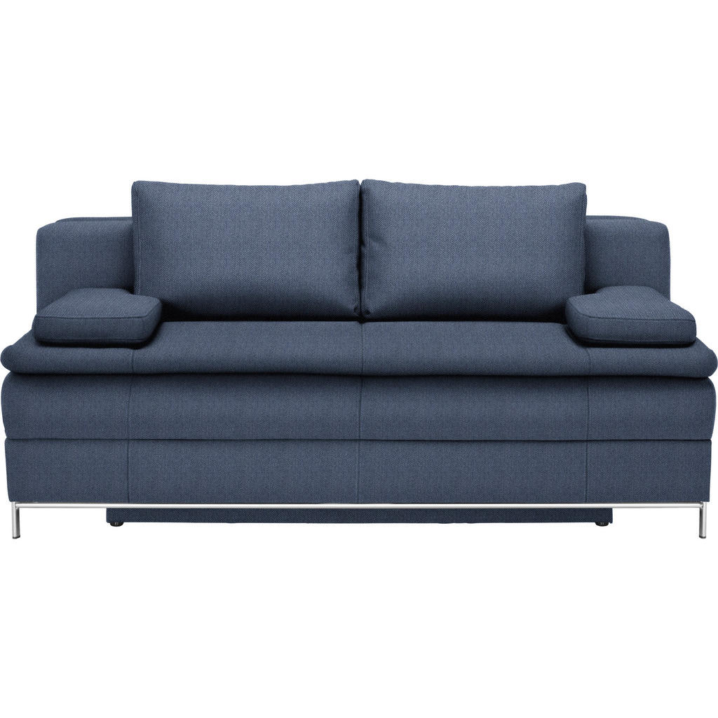 ZOFA BOXSPRING, modra tekstil