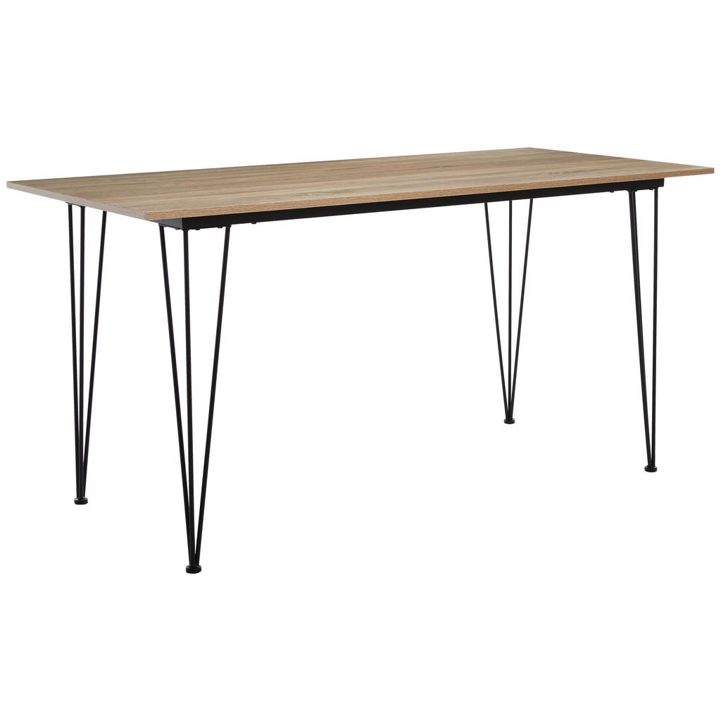 JEDILNA MIZA, naravne barve, črna