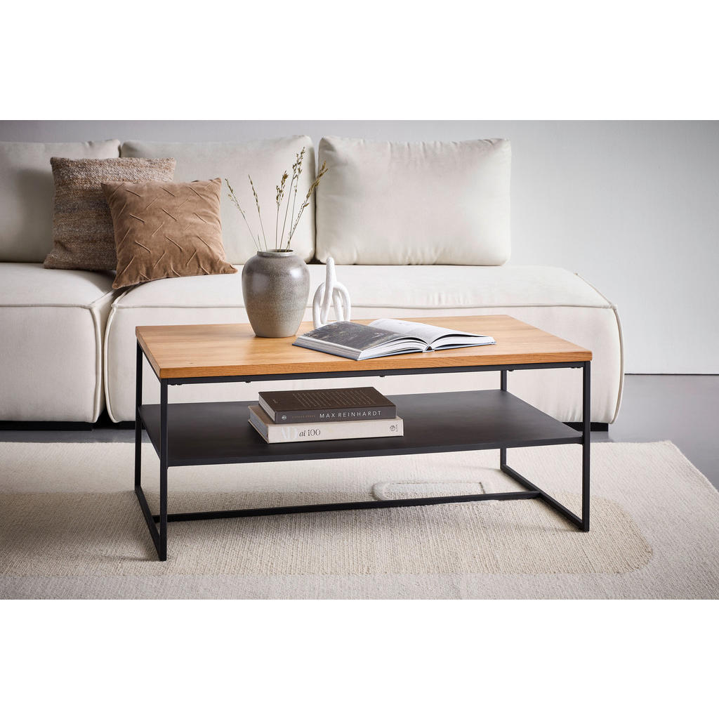 Alternative view of KLUBSKA MIZA, črna, barve hrasta