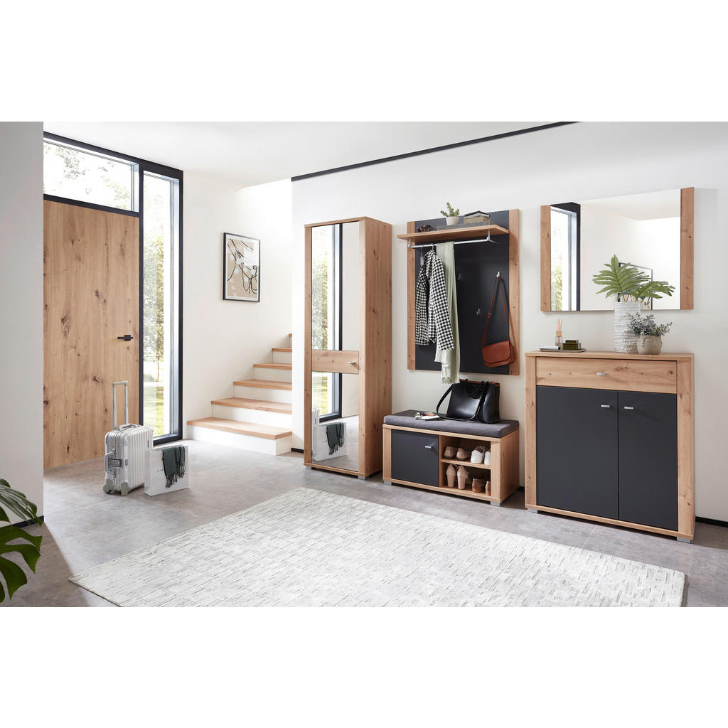 Alternative view of OMARA ZA ČEVLJE barve grafita, hrast artisan