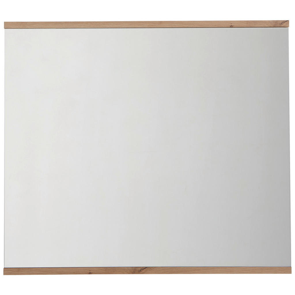 STENSKO OGLEDALO, 85/75/2 cm steklo, leseni material