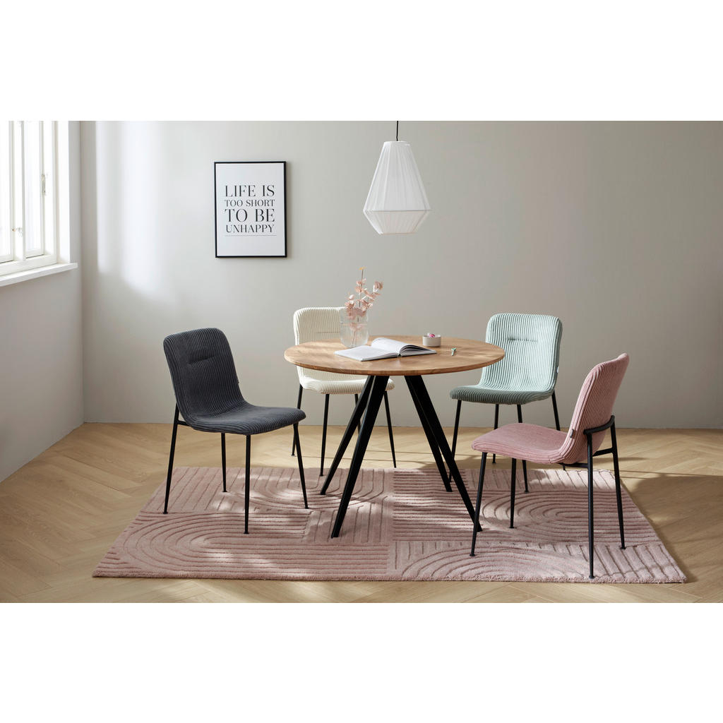 Alternative view of STOL, kovina, tekstil siva