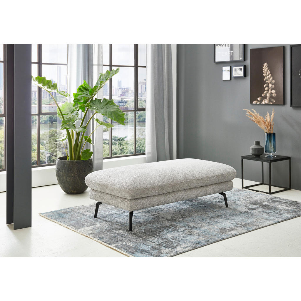 TABURE, tekstil srebrne barve