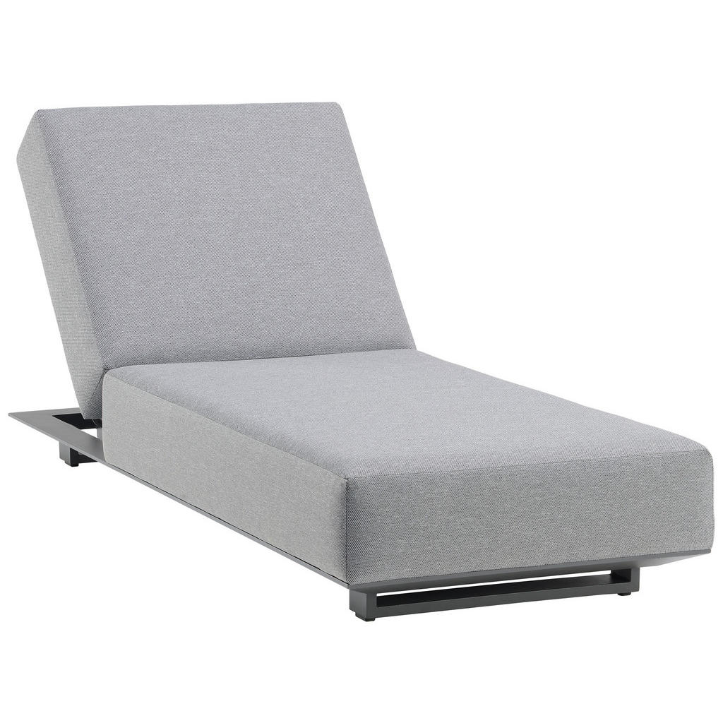 VRTNI LEŽALNIK aluminij prašno lakirano antracit, siva