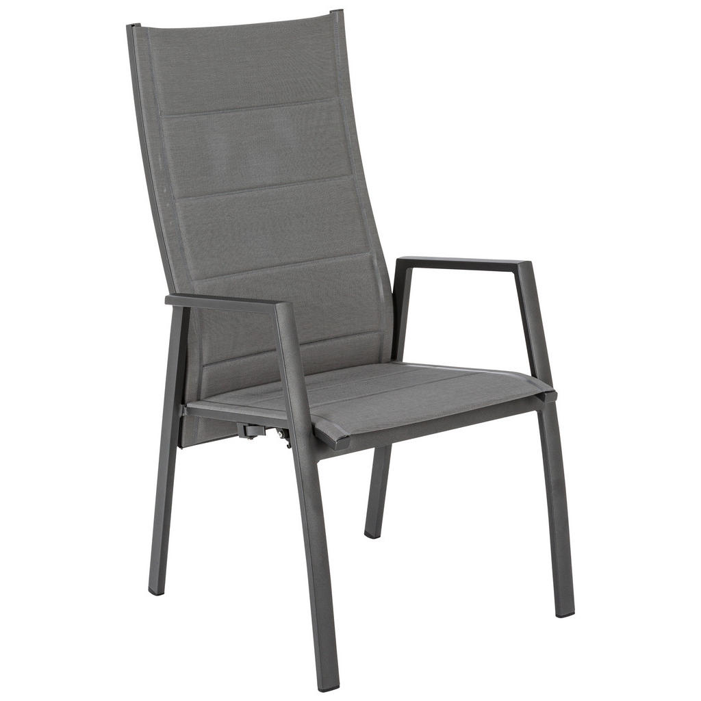 VRTNI SEDEŽ aluminij antracit, temno siva