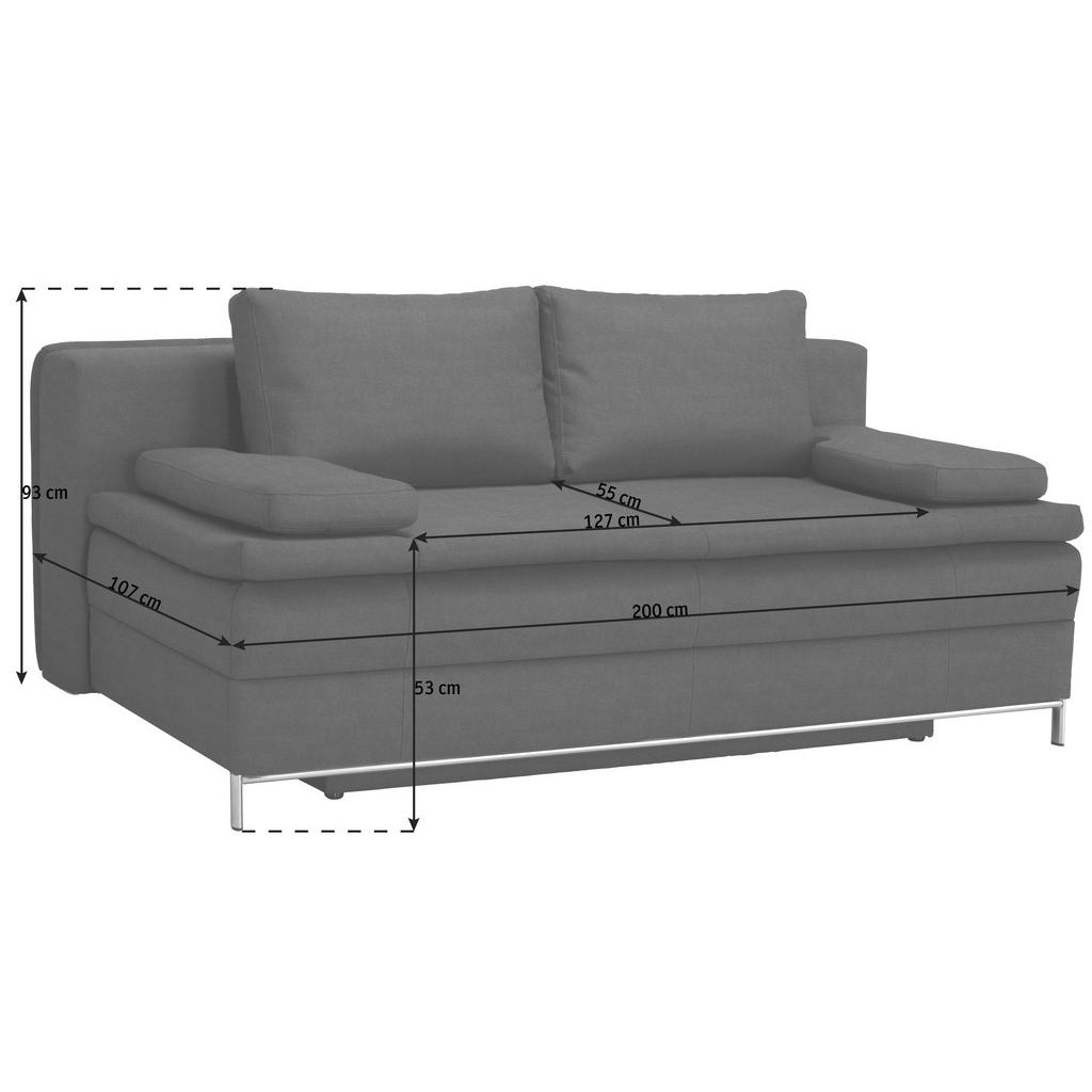 ZOFA BOXSPRING, modra tekstil - slika 5