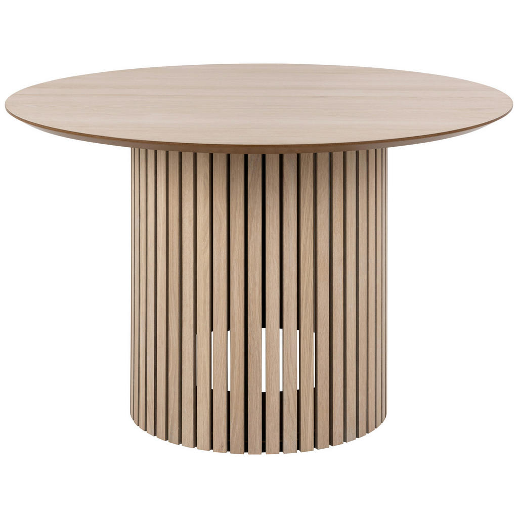 JEDILNA MIZA, furnirano hrast barve hrasta