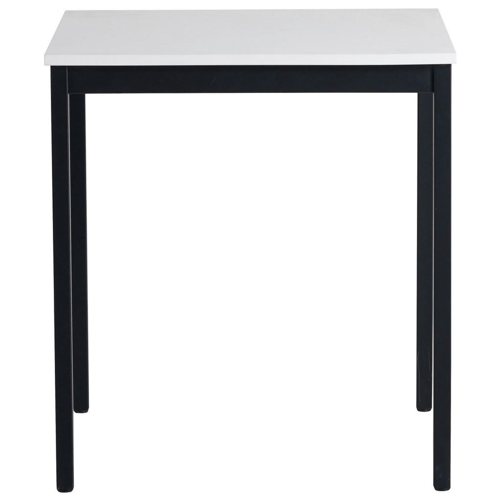 JEDILNA MIZA, bela, črna