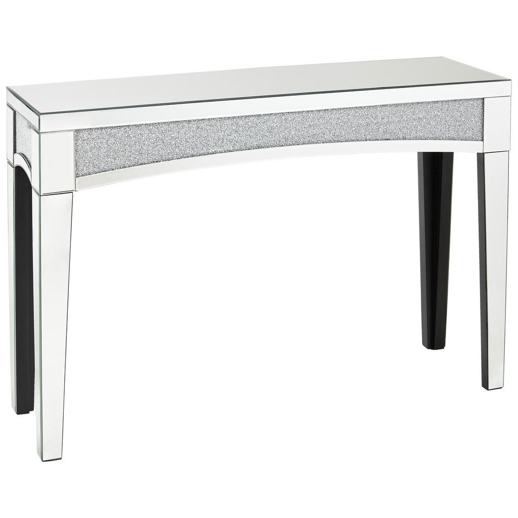 KONZOLNA MIZICA, 120,5/81/35,5 cm srebrne barve