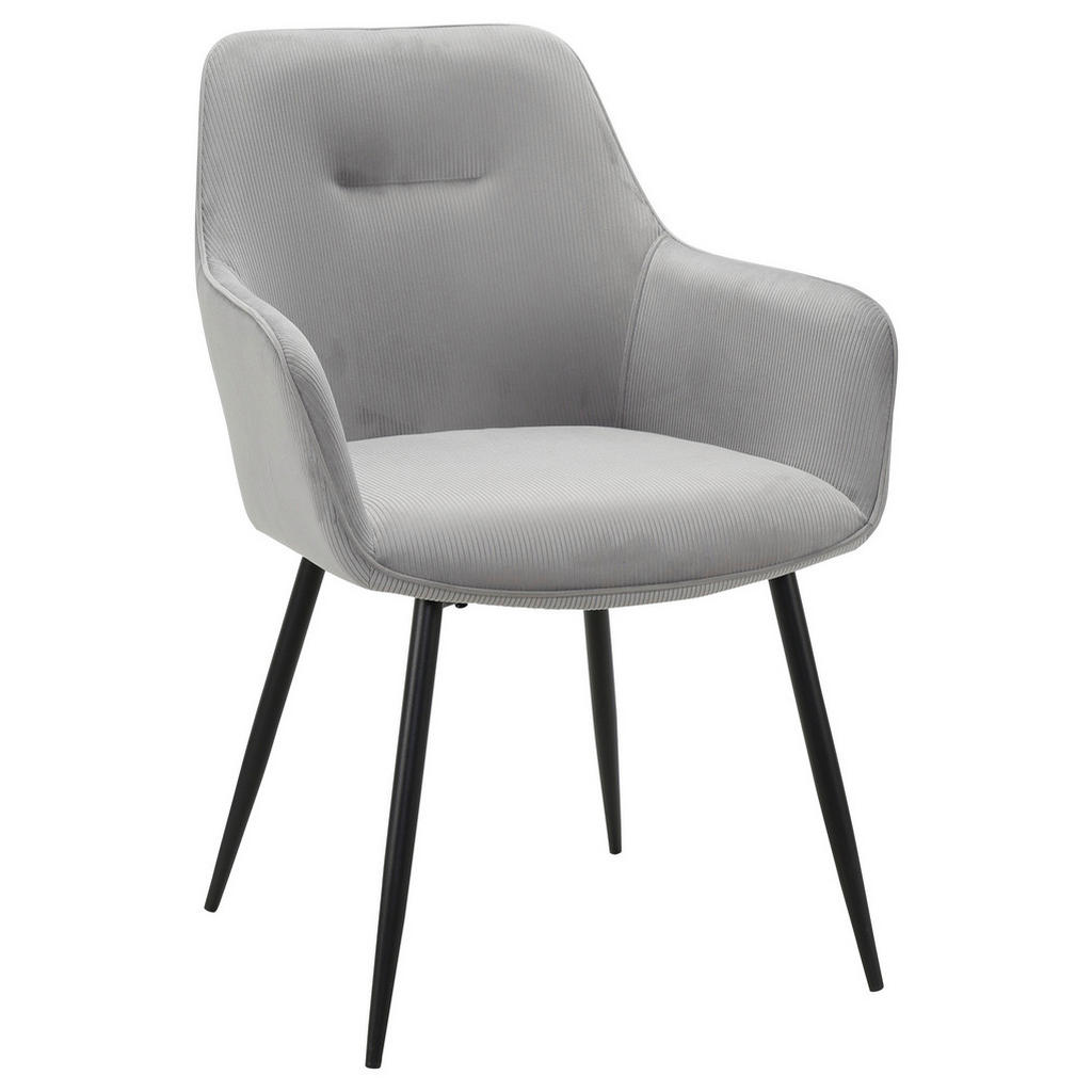 NASLANJAČ, kovina, tekstil siva, črna