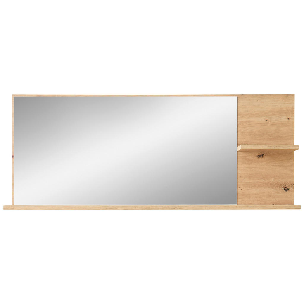 STENSKO OGLEDALO, 148/60/17 cm leseni material, steklo