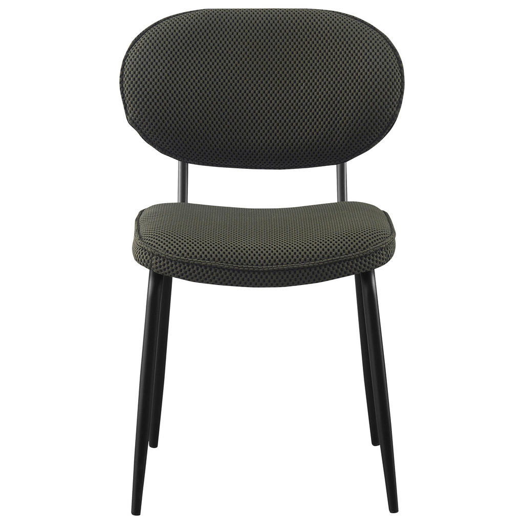 STOL, kovina, tekstil zelena, črna