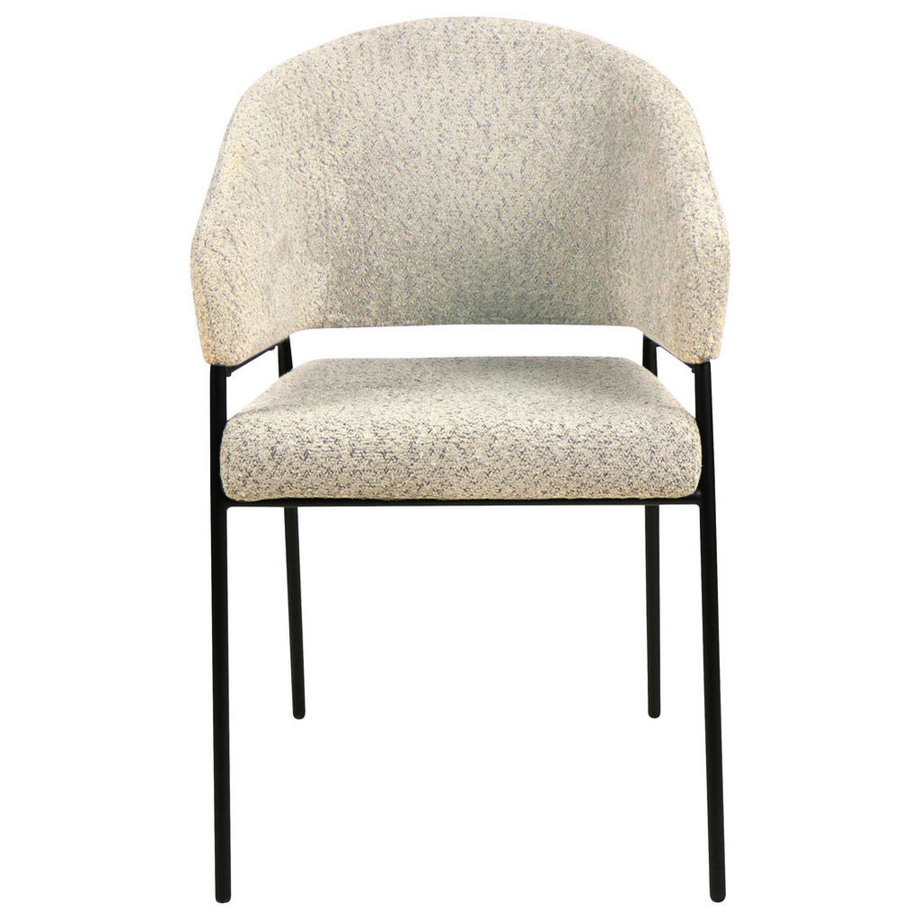 NASLANJAČ, les, kovina, tekstil bež