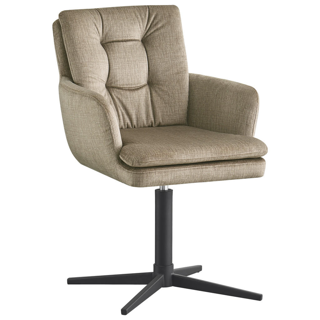 NASLANJAČ, kovina, tekstil črna, rjavosiva