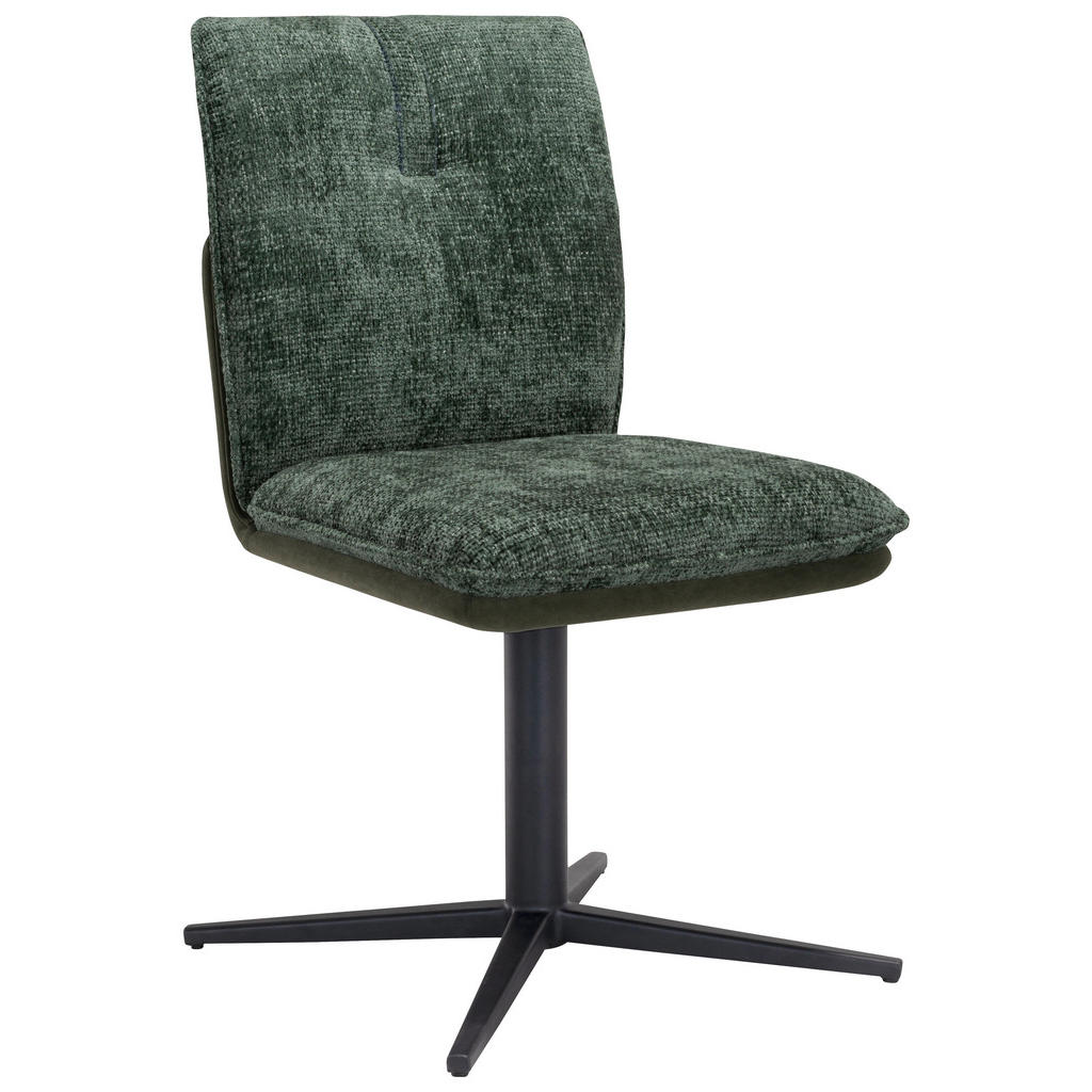 STOL, kovina, tekstil zelena