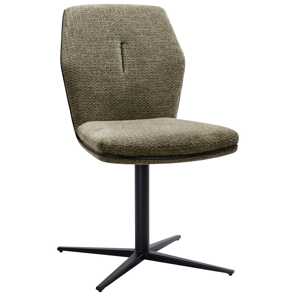 STOL, kovina, tekstil zelena