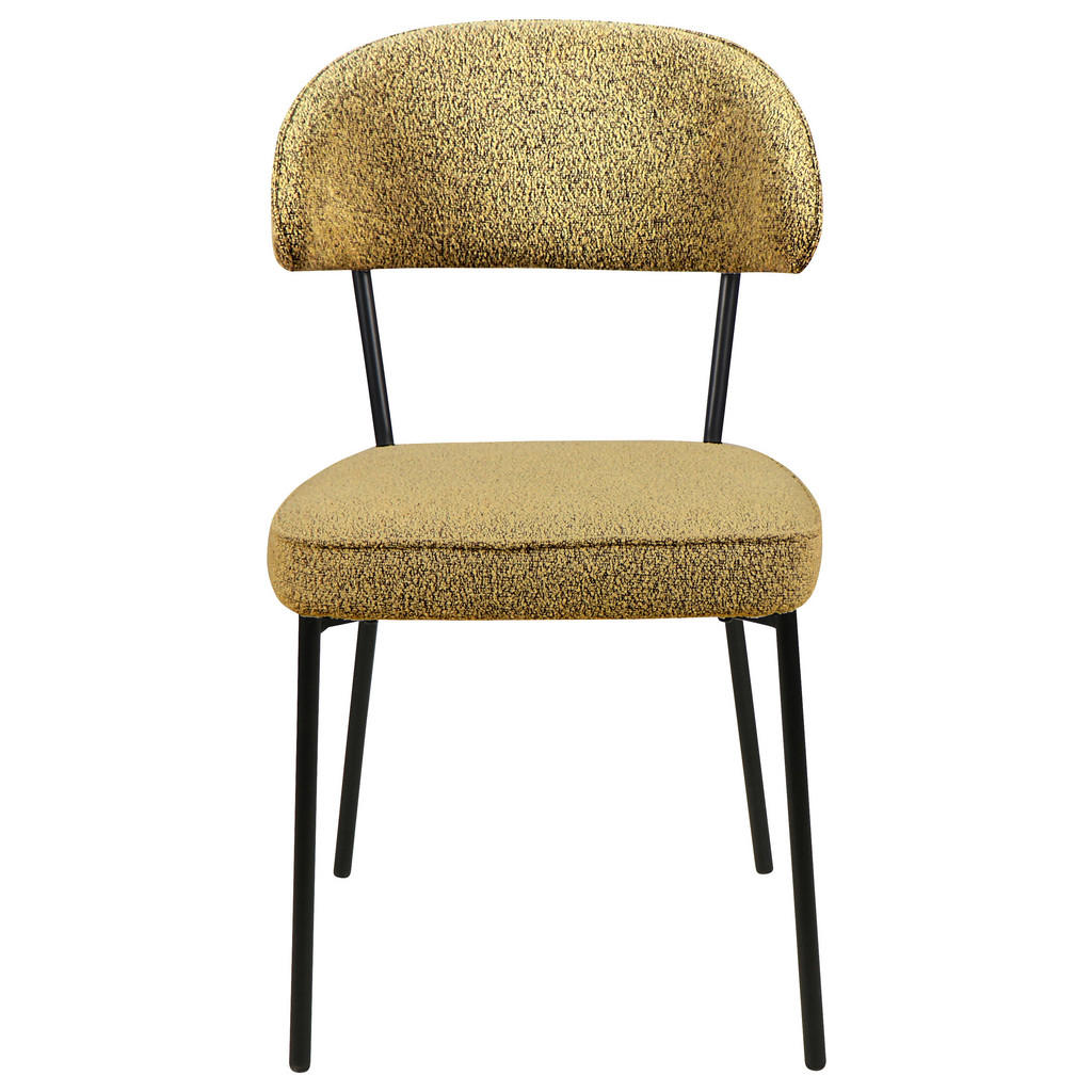 STOL, les, kovina, tekstil rumena