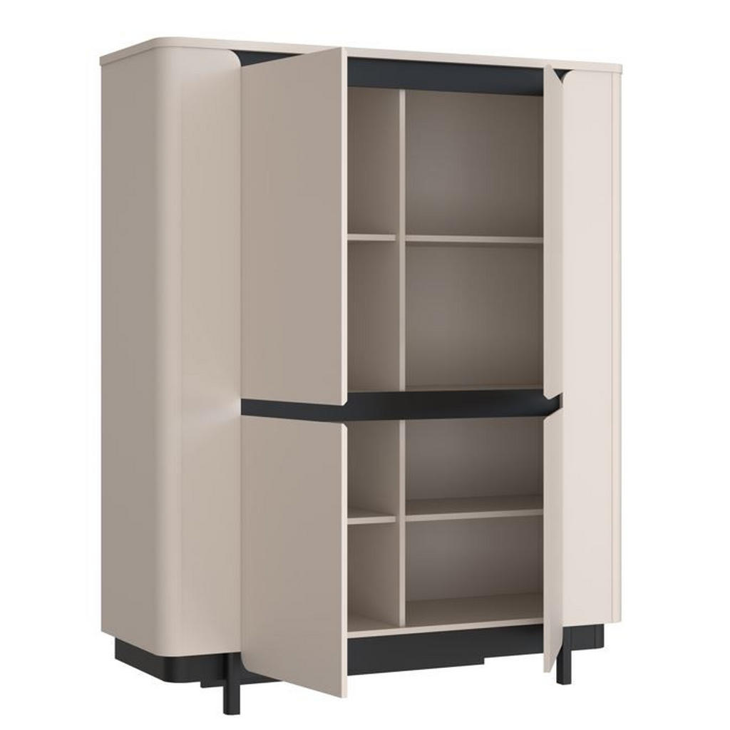 Alternative view of VITRINA, črna, peščene barve