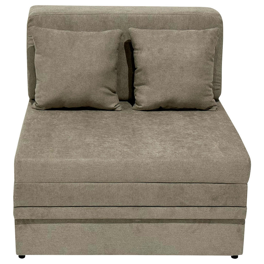 FOTELJ S FUNKCIJO LEŽIŠČA, bež tekstil