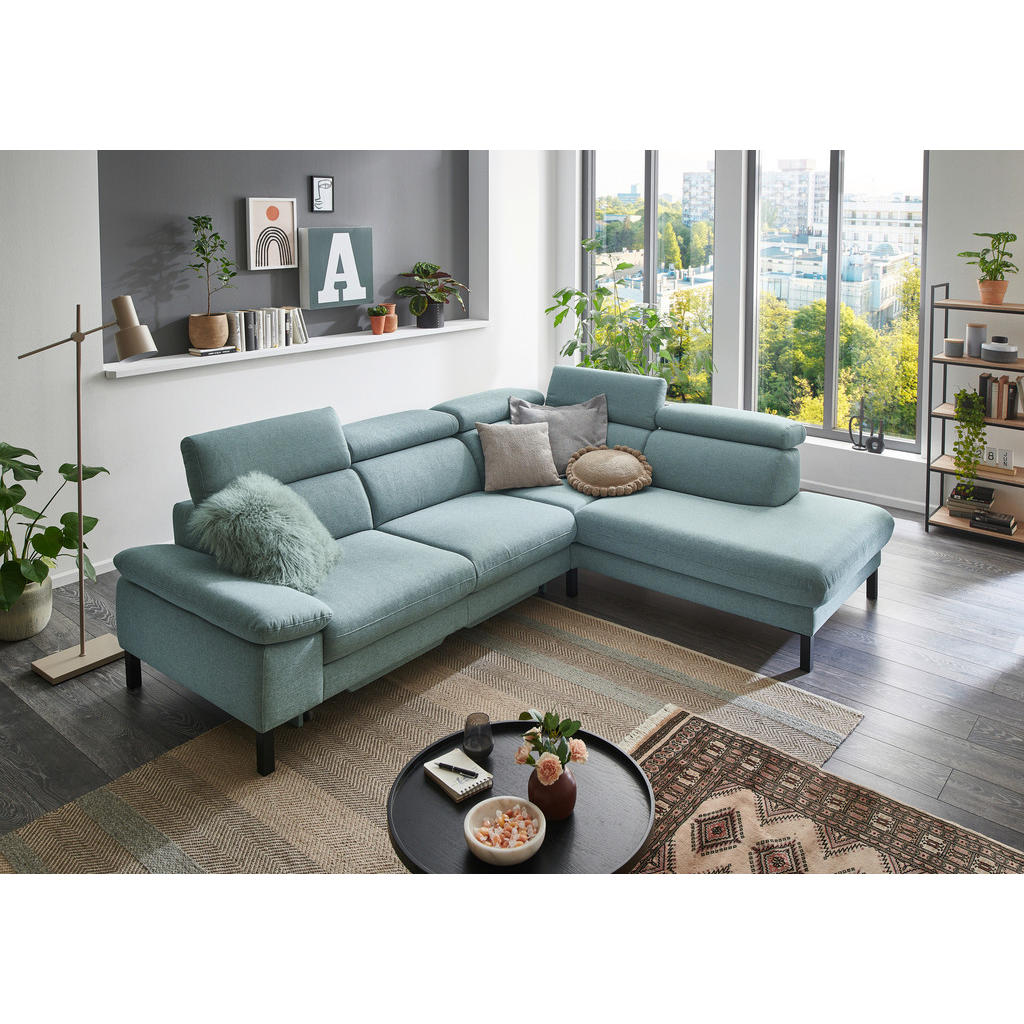 Alternative view of SEDEŽNA GARNITURA, tkanina turkizna, modrosiva